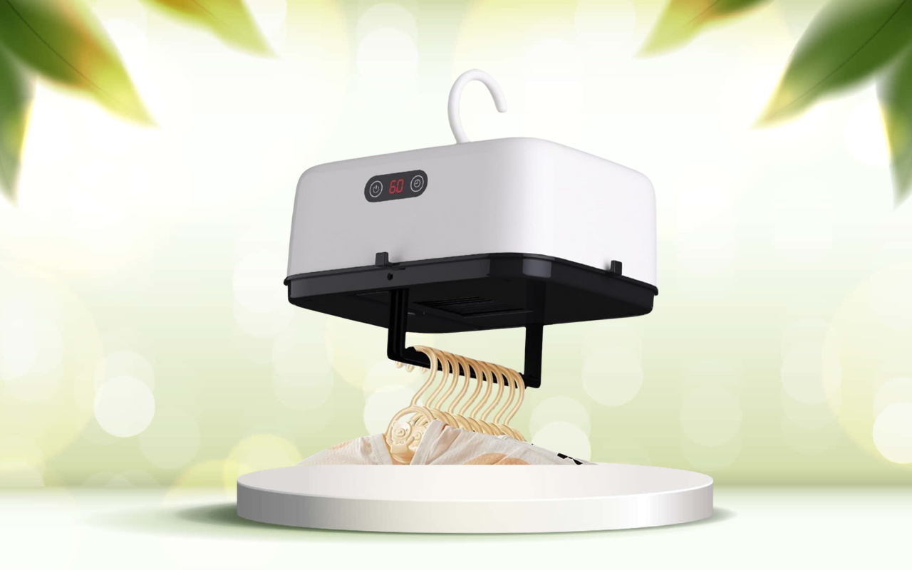 Scopri l’asciugatrice portatile compatta: asciuga i tuoi capi ovunque in poco tempo